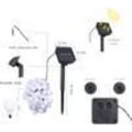 Miniatyrbild 6 av 6: Solcellsdrivna utomhuslampor Tomshine 50Leds, 6,9 meter julgransbelysning{DH}