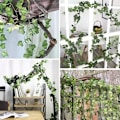 Miniatyrbillede 11 af 11: 25 meter Ivy Girland / Bladgirland - 2m lang Green Green