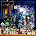 Miniatyrbillede 2 af 11: Julegavehit 2023 Halloween Adventskalender med 24 Pynt Nedtælling Blind Box Legetøj-sfssscs Halloween Blind Box C (160G)