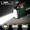 Miniatyrbild 3 av 6: Nödvevradio, 10000mAh batteri - NOAA/AM/FM väderradio - LED-ficklampa och läslampa - SOS-alarm WELLNGS
