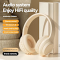 Miniatyrbillede 3 af 7: M6 Trådløst Gaming Headset, Memory Foam & Premium Læderlignende Ørepuder, Stereo Hovedtelefoner, Gaming Hovedtelefoner med Mikrofon til Mobil Enhed