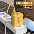 Miniatyrbilde 3 av 7: PD 65W USB C Lader Hurtiglading Quick Charge 3.0 Type C Lader Adapter