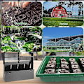 Miniatyrbilde 3 av 5: Jordblokkpresse med grep, jordblokkverktøy for planter, hageverktøy (FMY)