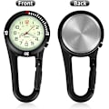 Miniatyrbillede 5 af 5: 2 stk. Clip-on quartz ur lommeur rygsæk fob bælteur lyser i mørke【DH】