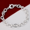 Miniatyrbilde 1 av 5: Armbånd - Stilig og vakkert design på kjede / lenke silver