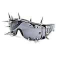 Miniatyrbillede 1 af 4: Rivet Beautifygae Nye Overdimensionerede Spejl Hadeae Meta Futuritiske Damebriller【mo】 black 21