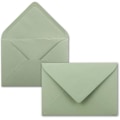 Miniatyrbilde 1 av 2: 50 stk Konvolutter i Eucalyptus Grønn, 18,4 x 13,4 cm, DIN C5 konvolutter