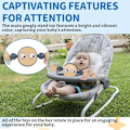 Miniatyrbild 5 av 5: Leksaksbåge för babysitter - Googly Eyes Leksaksbåge för barnvagn[DH]