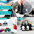 Miniatyrbillede 4 af 5: Køkken Gadget Pingvin Æggekøler Æggeopbevaring Modtager Pingvin{DH}