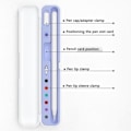 Miniatyrbilde 5 av 5: 1 stk. Bærbart blyantetui for Apple Pencil 1. og 2. Gen - Svart