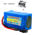 Miniatyrbillede 1 af 5: 2022 Ny 24V 30Ah 7S3P 18650 Li-ion Batteripakke 29.4V 30000mAh Elektrisk Cykel Knallert /elektrisk/lithium ion batteripakke + 2A Oplader
