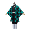 Miniatyrbillede 2 af 5: Voksne Børn Anime Demon Killer Mutsuki No Eight Leaves Gud Ado Tanjiro Cosplay Kostume Kimono Kappe Sæt Halloween 3XL