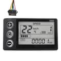 24v 36v 48v 60v S866 Controller Panel Dashboard Elektrisk Cykel LCD Display Til Elektrisk E-cykel Scooter (SM Stik 6pin)