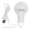 Miniatyrbillede 2 af 6: Bærbar 5V 7W USB LED Energibesparende Lampepære til Udendørs Camping og Nødsituationer