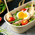 Miniatyrbild 2 av 3: 6p Iece Sallad Server Rostfritt stål Sallad Sked Och Gaffel Set