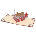 Miniatyrbild 1 av 5: 3d Pop-up julkort presenter för Grattis