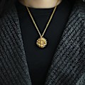 Miniatyrbild 3 av 4: You Are My Sunshine Open Locket Solros Halsband Boho Smycken