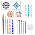 Miniatyrbild 1 av 2: 25st DIY Mandala Dotting Tools Set Dot Art Tool Mall