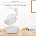 Miniatyrbillede 6 af 6: Innovativ 3D Levitation Ball LED Sengelampe til Moderne Soveværelse, Stue eller Kontor - Hvid