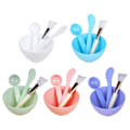 Miniatyrbild 2 av 7: 4-pack maskblandningsskål Sminkborsteset set det själv White