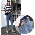 Miniatyrbild 2 av 5: Women WarDeniPantHigWaisStraighLeStretch Blu2 30