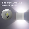 Miniatyrbilde 6 av 6: Moderne 6W Cube COB LED Vegglamper for Ganger, Trapper, Soverom og Verandaer - AC 85-265V