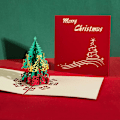 Miniatyrbild 1 av 4: 3D-julkort, Pop Up-kort Julhälsningskort