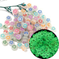 Miniatyrbillede 1 af 8: 600 stk. assorterede farverige akrylperler i lysende stjerne- og måneformer til DIY-armbånd, halskæder og øreringe