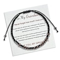 Miniatyrbild 1 av 3: Morse Code Secret Hidden Message I Love You Card Armband