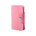 Miniatyrbillede 2 af 4: Pink PU Læder Visitkort- og Kreditkortholder
