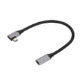 Miniatyrbilde 6 av 8: 0,25M PD 100W Type C 3.1 Gen2 10Gbps 4K 60Hz HD Projeksjon Lade Data Strømkabel
