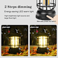 Miniatyrbild 4 av 6: Superljus Retro LED Campinglampa - Portabel Utomhusbelysning med Batteriladdningsfunktion
