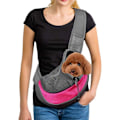 Miniatyrbild 2 av 2: Bärbar Pet Messenger Bag för hundar Katter Valp andas Mesh pink