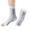 Pikkukuva 2 / 8: Naisten Miesten Kompressiosukat Urheilukompressiosukat White L/XL