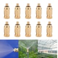 Miniatyrbilde 1 av 6: 10-pakning messingdyser for tåkelegging og sprinklersystemer