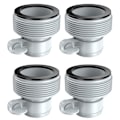Miniatyrbild 1 av 4: Kompatibel med INTEX filterpumpportar 1,25" till 1,5" 4 pack