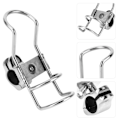 Miniatyrbillede 8 af 8: HT Rustfrit Stålbåd Fiske Stang Stativholder - Stangbeslag Støtte Base Hardware