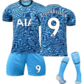 Miniatyrbillede 1 af 2: 22-23 Ny Tottenham udebanetrøje Fodboldtrøje RICHARLISON 9 Kids 24(130-140CM)