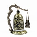Miniatyrbild 1 av 2: Fengshui Small Dragon Bell buddhistiska prydnader Meditationsdekor Style 2