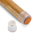 Miniatyrbild 2 av 4: Möbelfötter / skydd för möbelben Silikon/Filt 22 mm 16-pack