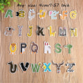 Miniatyrbild 2 av 5: Iron On Patches Bokstäver 26st Alphabet Patches Djurformade