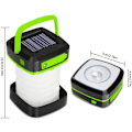 Miniatyrbild 4 av 4: Aluvee Solar Lantern, hopfällbar LED Camping Lantern Green