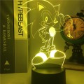 Miniatyrbild 3 av 5: Creative Sonic 3D nattlampa cool och färgglad crack touch 483