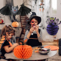 Miniatyrbild 2 av 5: Spindelfladdermus papper honeycomb hängande lykta prydnader Halloween 3