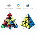 Miniatyrbild 2 av 4: Speed Cube, 3x3x3 Pyramid Speed Cube Triangel Pussel Magic Cube