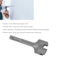 Miniatyrbilde 3 av 6: Plus Hammer Drill Jordspyd Driver Bits - Enkel å installere, slitesterke, lette stålverktøy