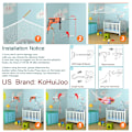 Miniatyrbild 2 av 2: Jumbo Toy Hammock Gosedjur och leksaksförvaring Hammock Net White 70 inch