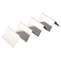 Miniatyrbillede 2 af 8: Tacoholder i rustfrit stål med W-formet design - Holder op til 4 tacos, rustfrit taco-stativ og -bakke