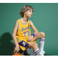 Miniatyrbillede 3 af 4: Lakers #23 Lebron James Jersey No.23 Basketball Uniform Sæt Børn Voksne Børn Yellow XL (150-155cm)