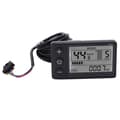 S866 Elektrisk Cykel LCD Display Måler 24V 36V 48V Scooter Kontrolpanel SM Stik